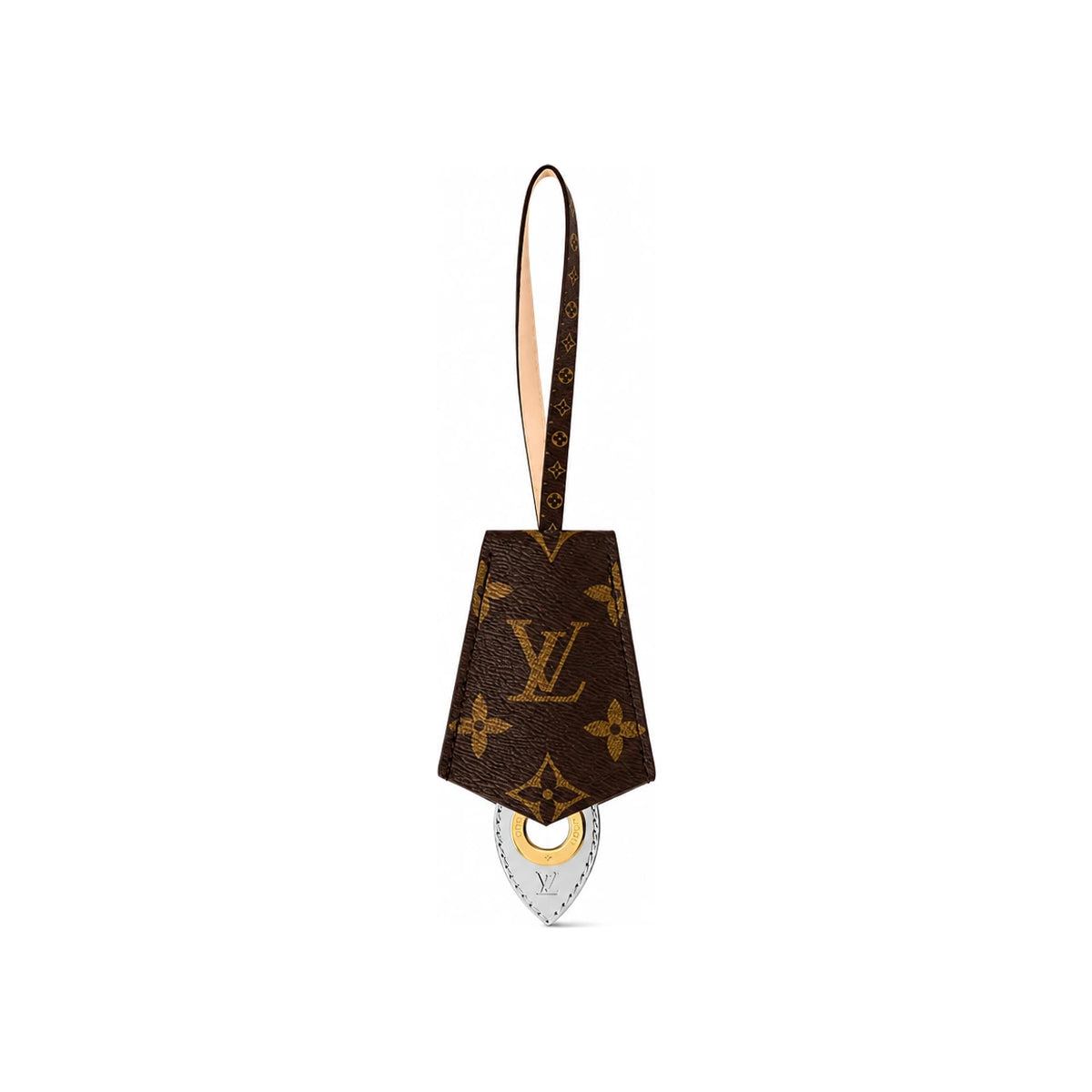 Louis Vuitton Monogram Leather Cles Key Charm Keyring M03448