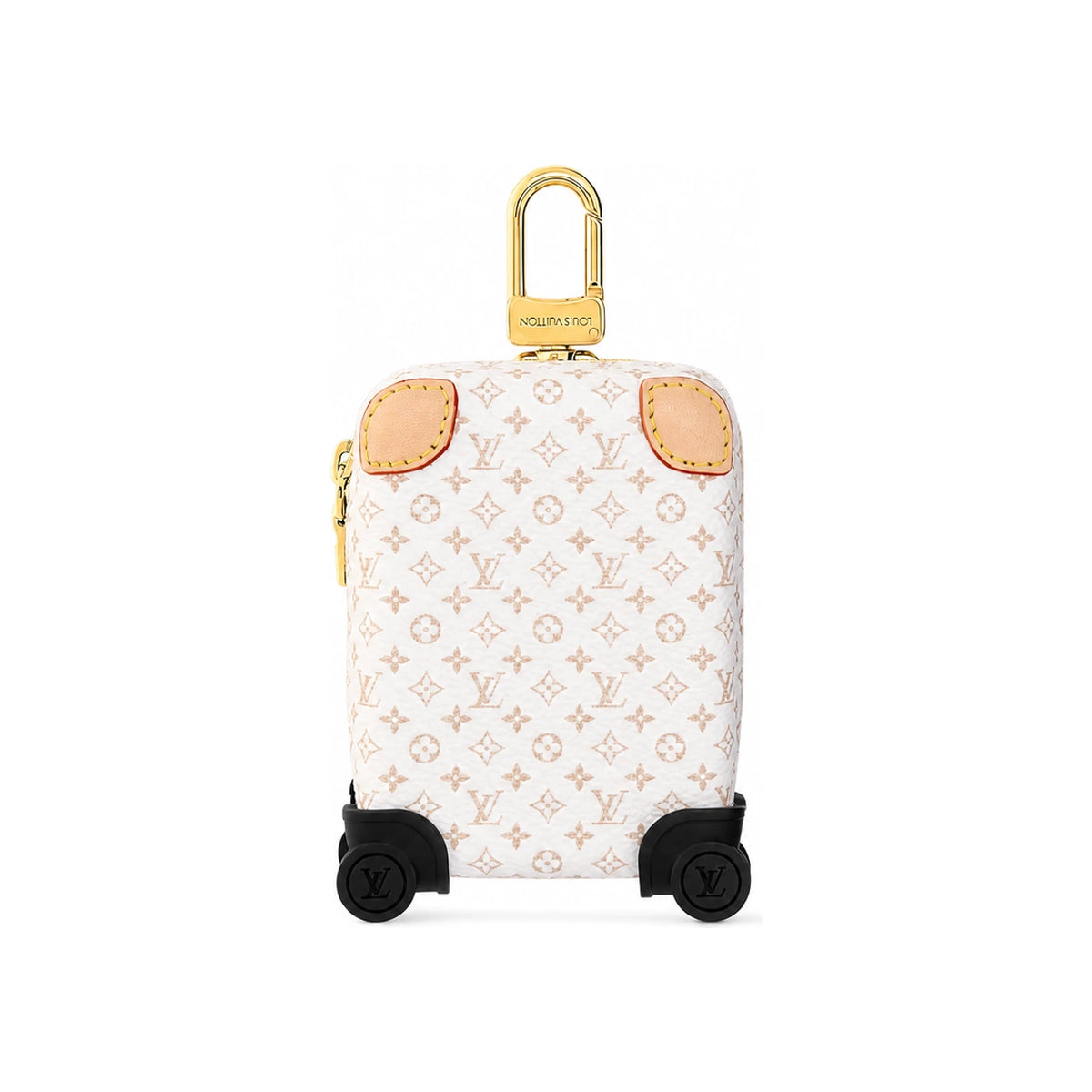 Louis Vuitton Dune Beige Horizon AirPods Case & Bag Charm Keyring M03825