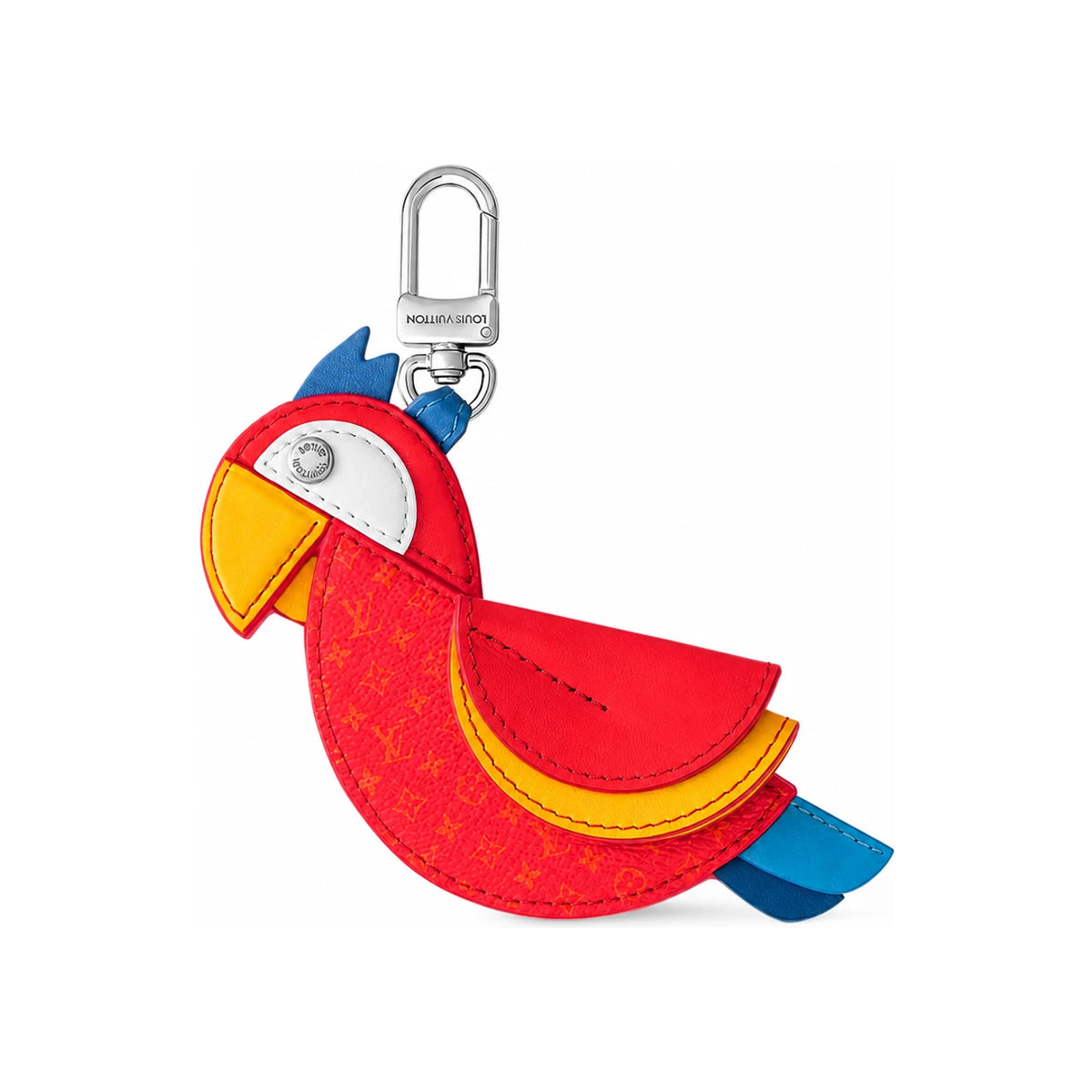 Louis Vuitton LV Parrot Red Bag Charm Keyring M02556