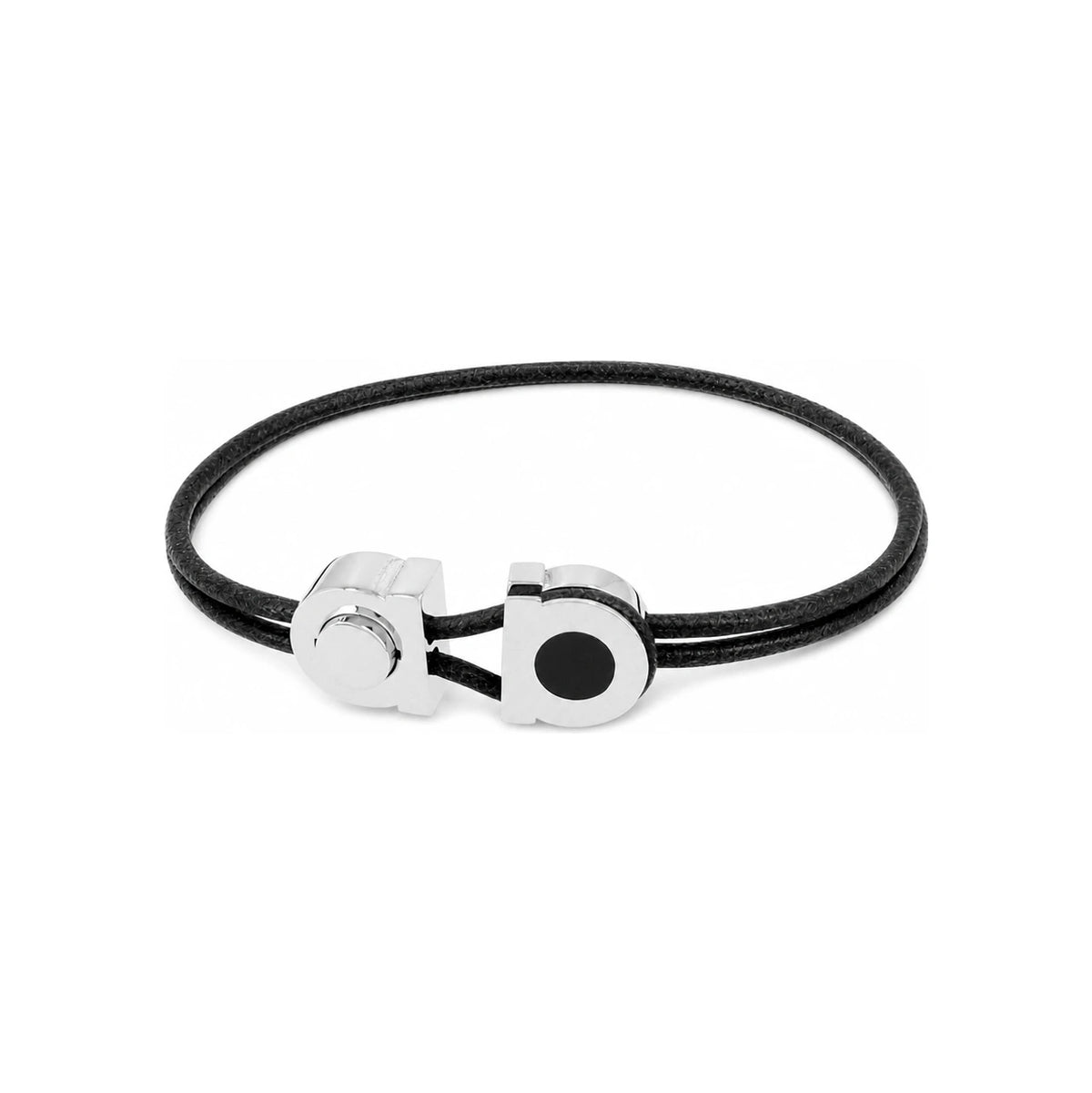 Ferragamo Gancini Leather Bracelet for Men 77 0405 0791272