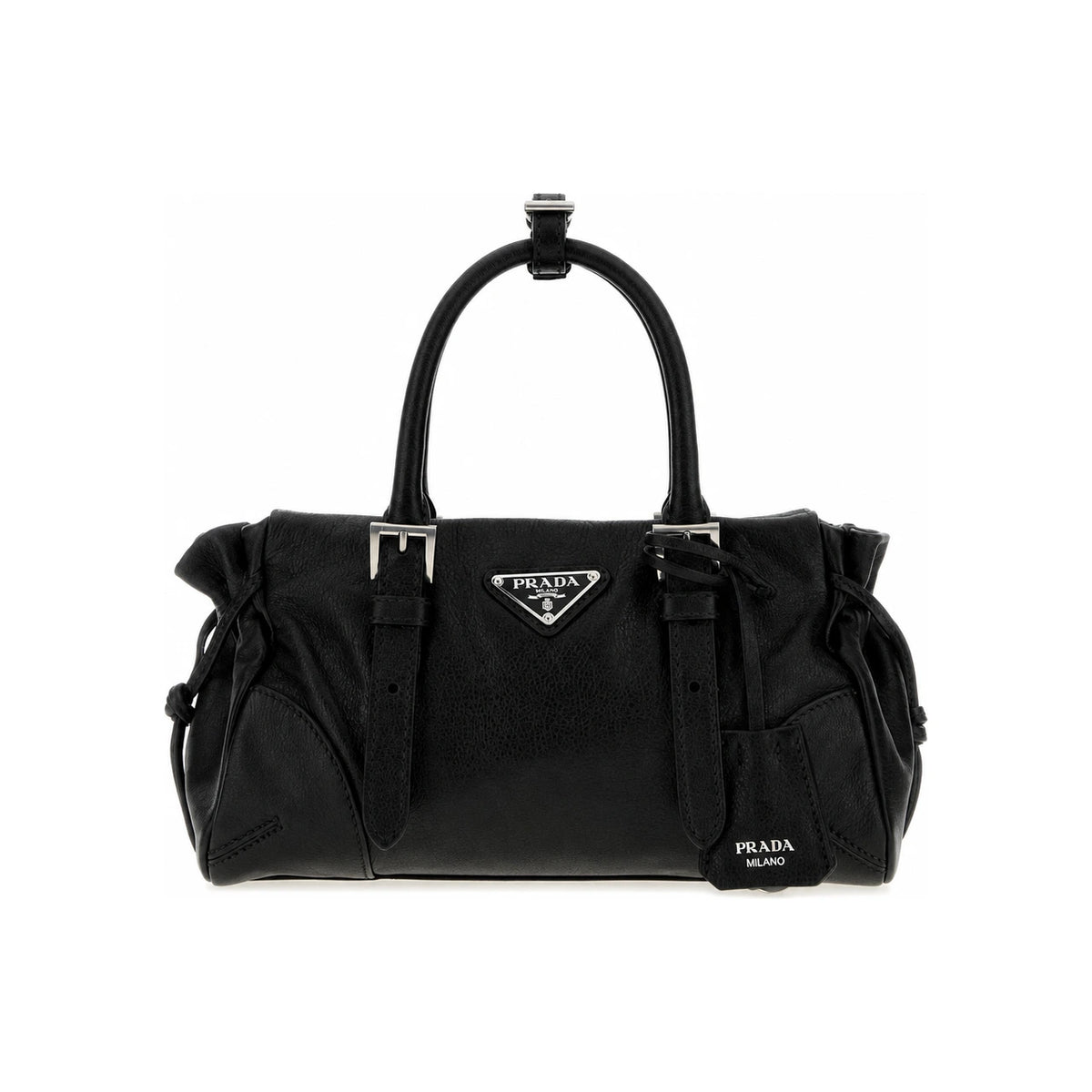 PRADA Black Vela Nylon Tote Bag