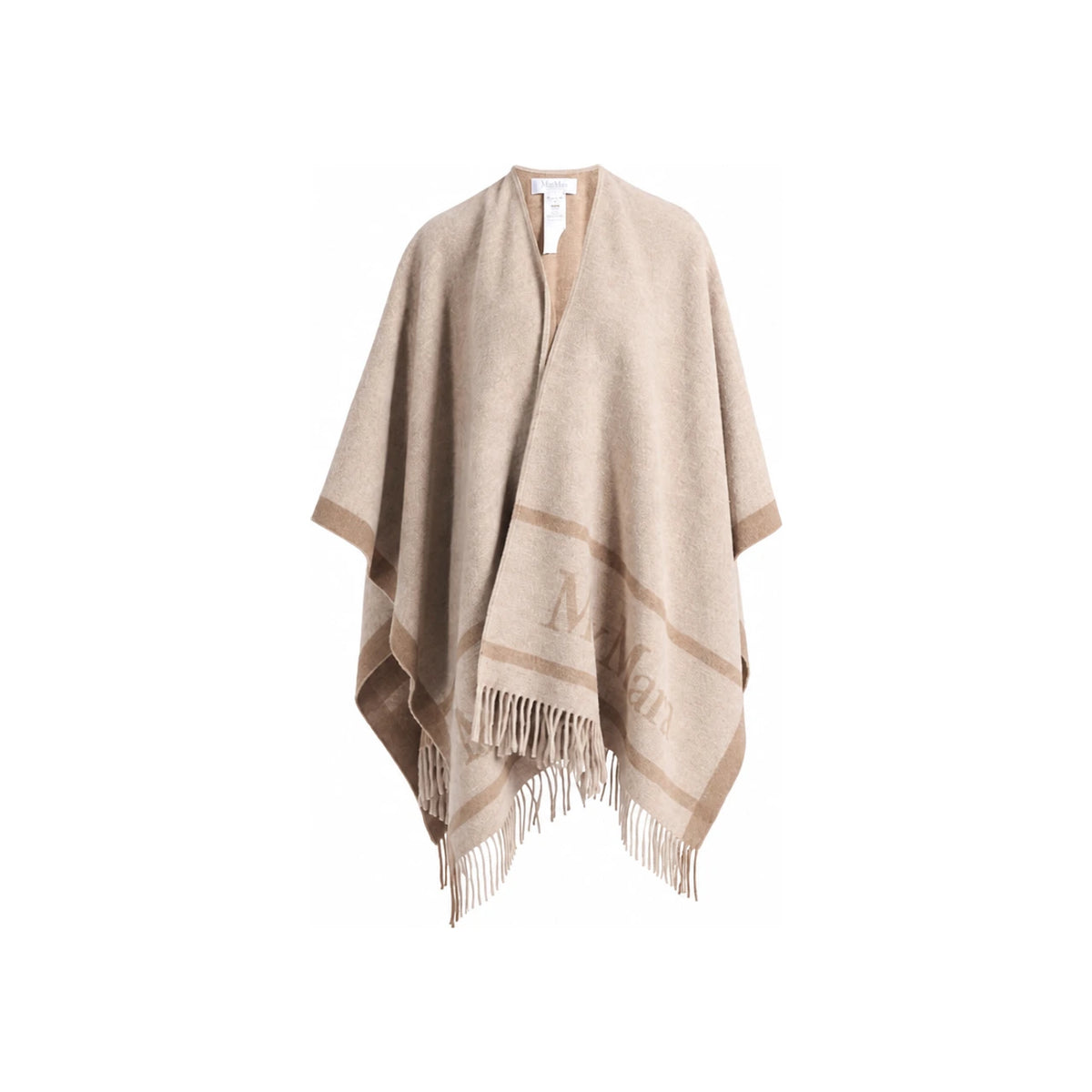 Max Mara Beige HILDE Cape Coat 2624546071 001