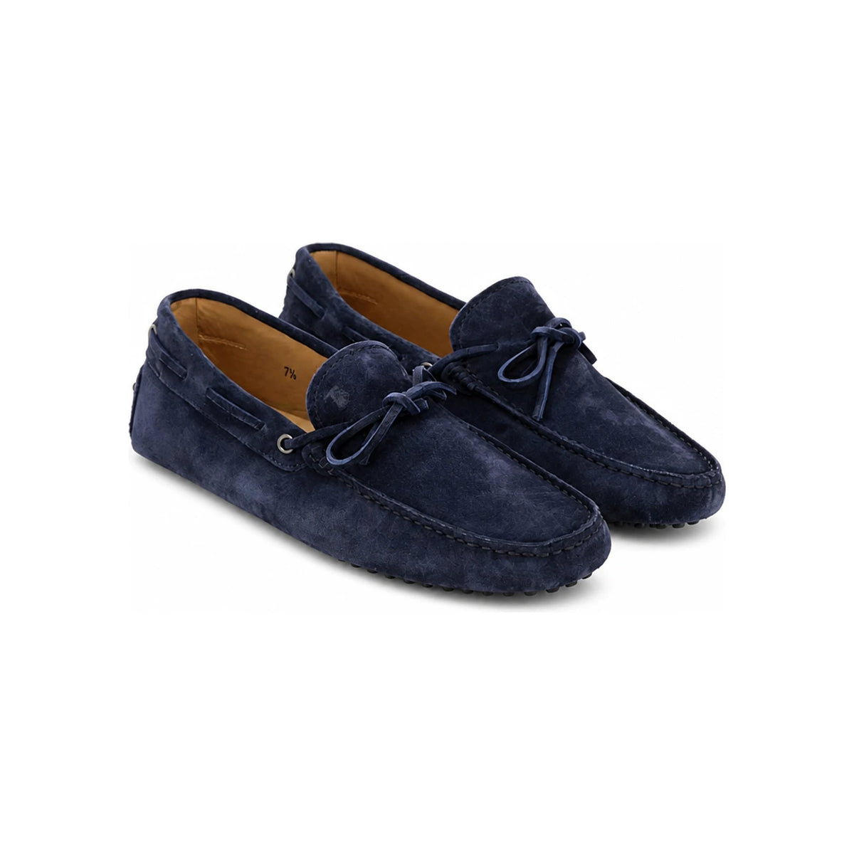 Tods New Gommino Suede Driving Loafers Navy Men’s