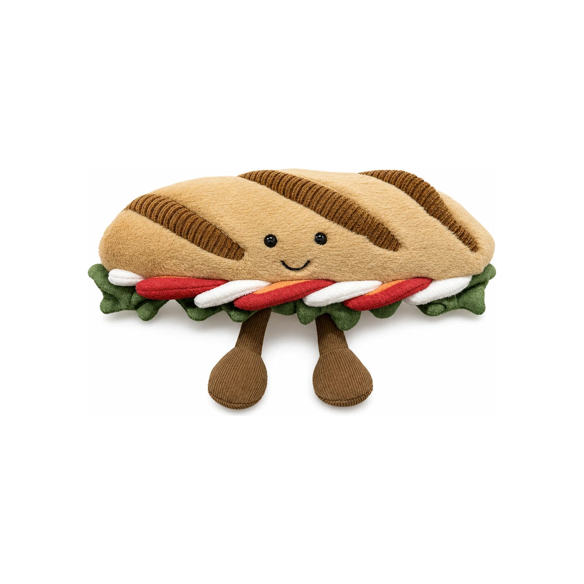 jELLYCAT Amuseables Caprese Baguette Keychain Accessory Unisex A2TMB