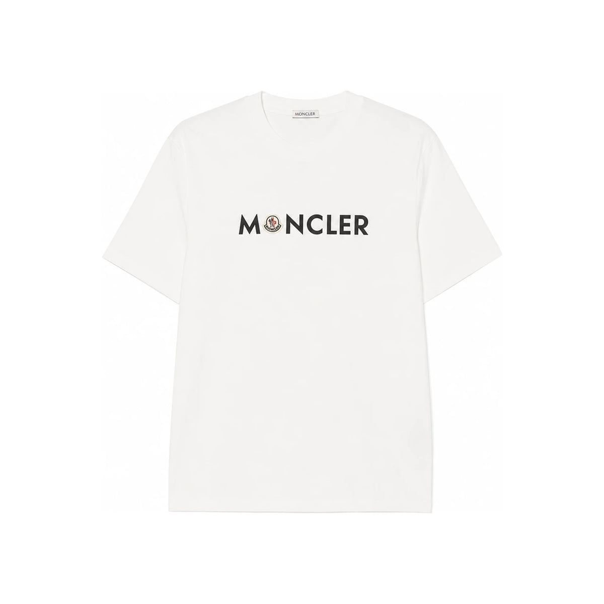 Moncler Short Sleeve T-Shirt White Men’s Cotton Top