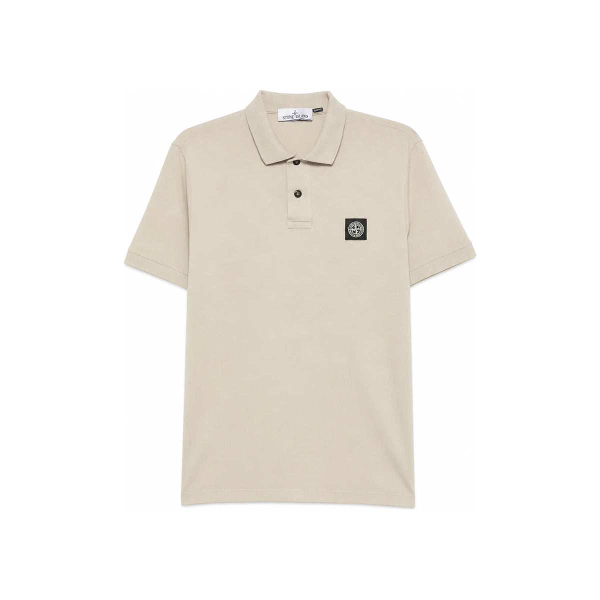 STONE ISLAND Short Sleeve Polo Shirt Navy Cotton Men