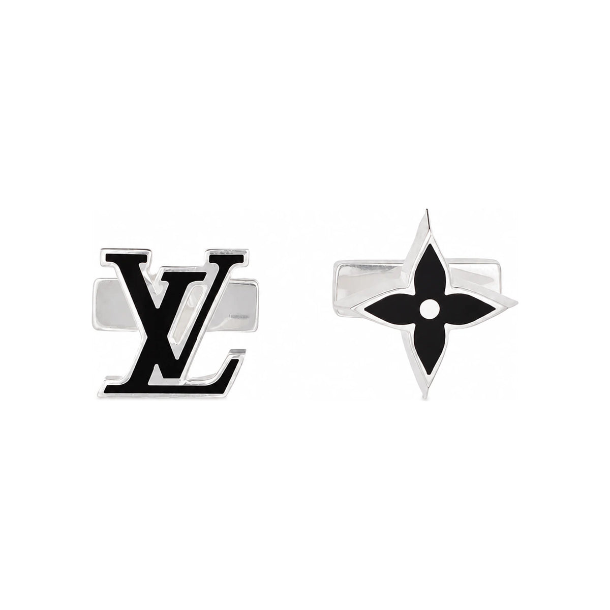 Louis Vuitton LV Spike Cufflinks Silver M03708