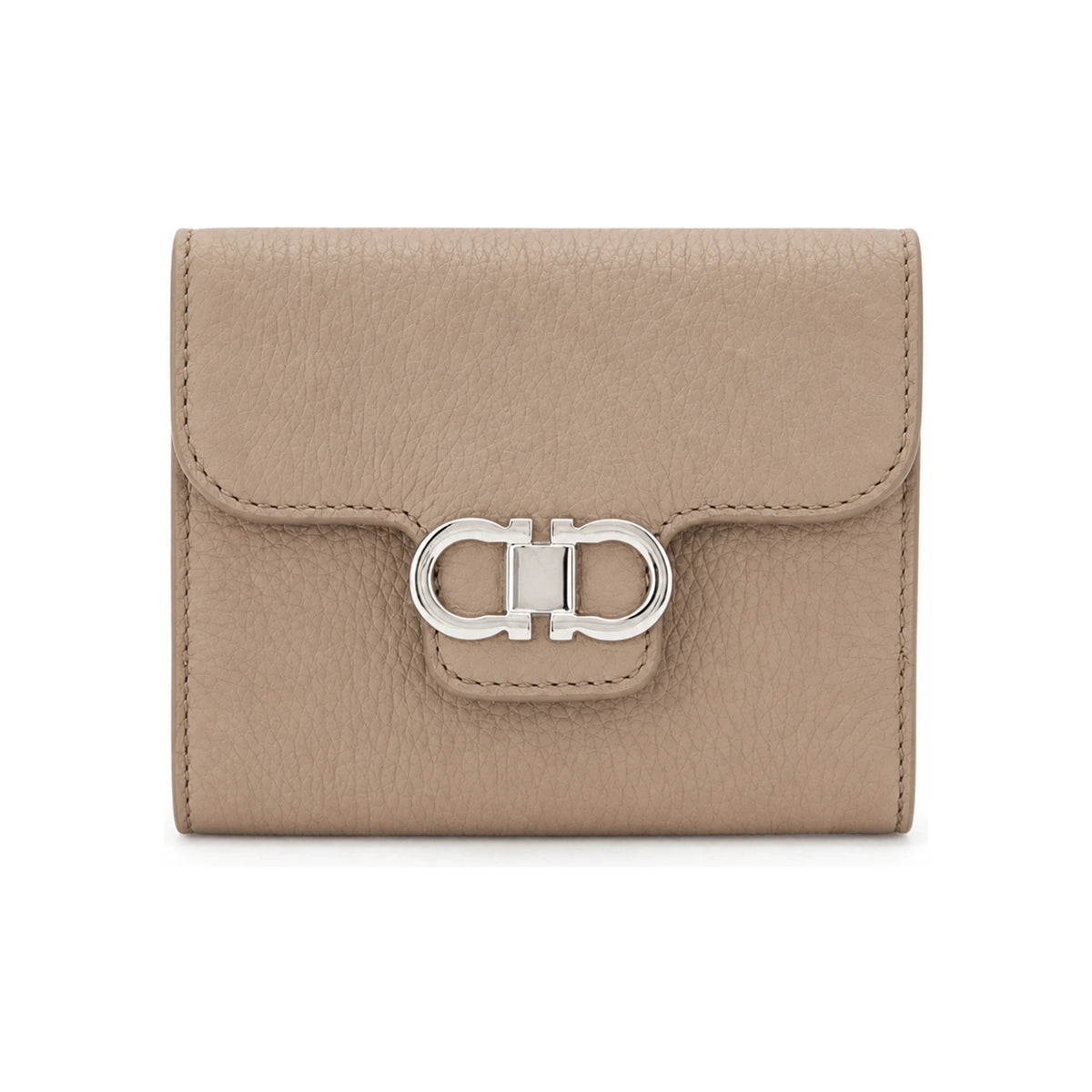 Ferragamo Gancini Compact Leather Bifold Wallet