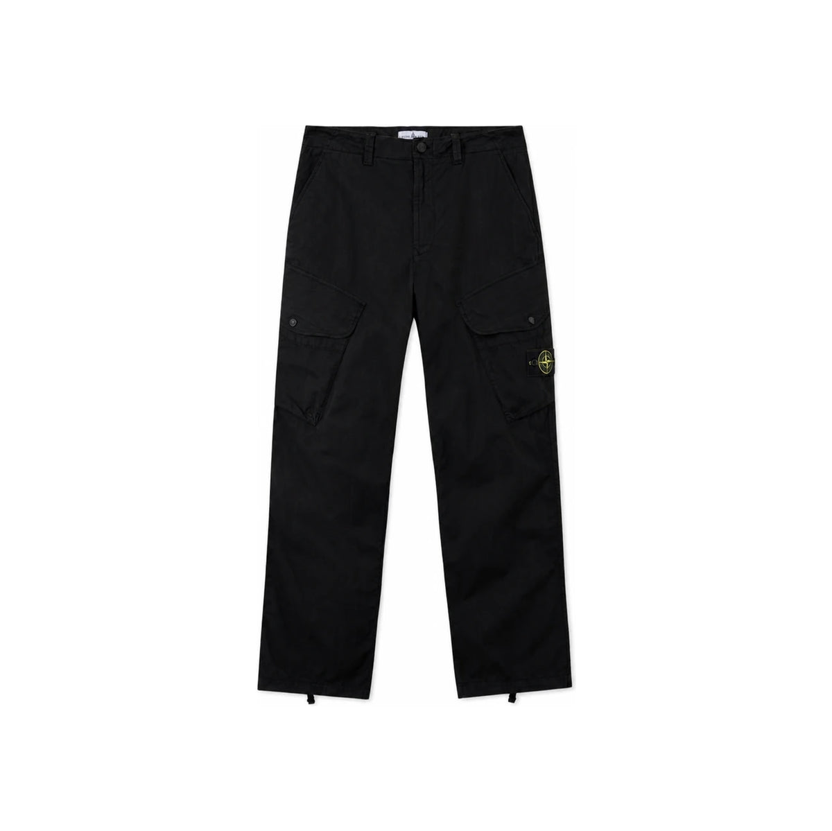 STONE ISLAND Organic Cotton Men's Cargo Pants Black