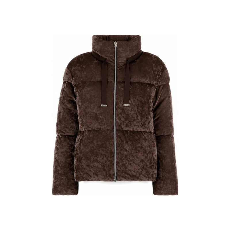 Herno Velvet Drawstring Down Puffer Jacket