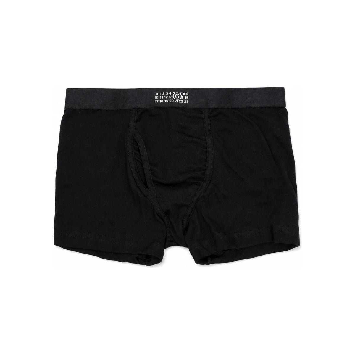 Maison Margiela Numbering Logo Boxer Briefs Men Underwear Black