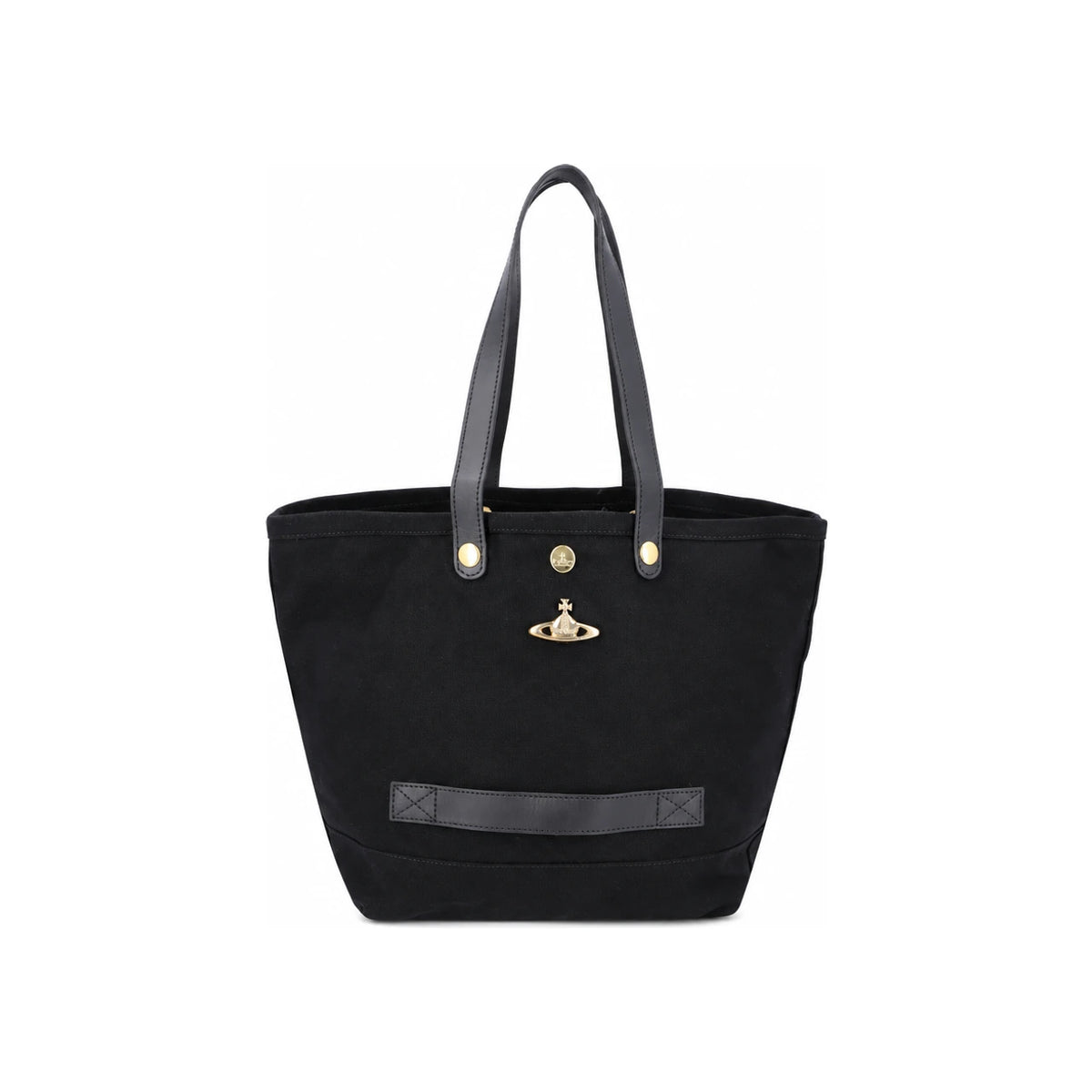 Vivienne Westwood Canvas Utility Small Tote Bag Black