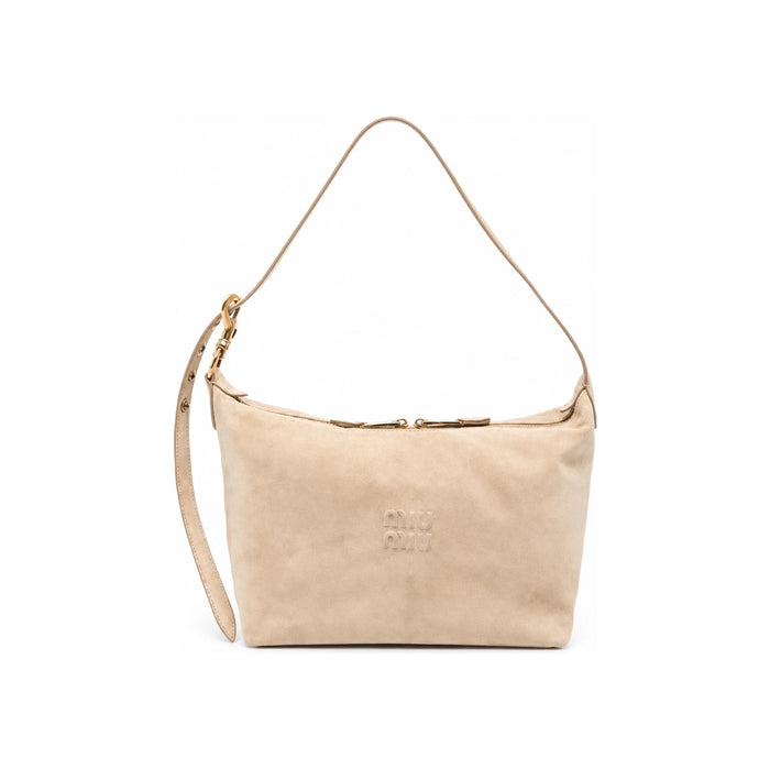 Miu Miu Suede Leather Spirit Shoulder Bag