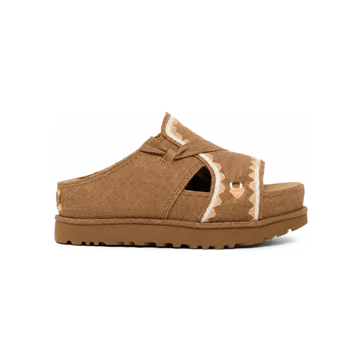 Ugg Golden Family Bohemian Strap Sandals Women Chestnut Multi
