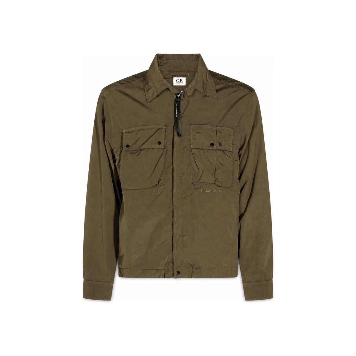 CP Company Ivy Green Nylon Hooded Jacket for Men