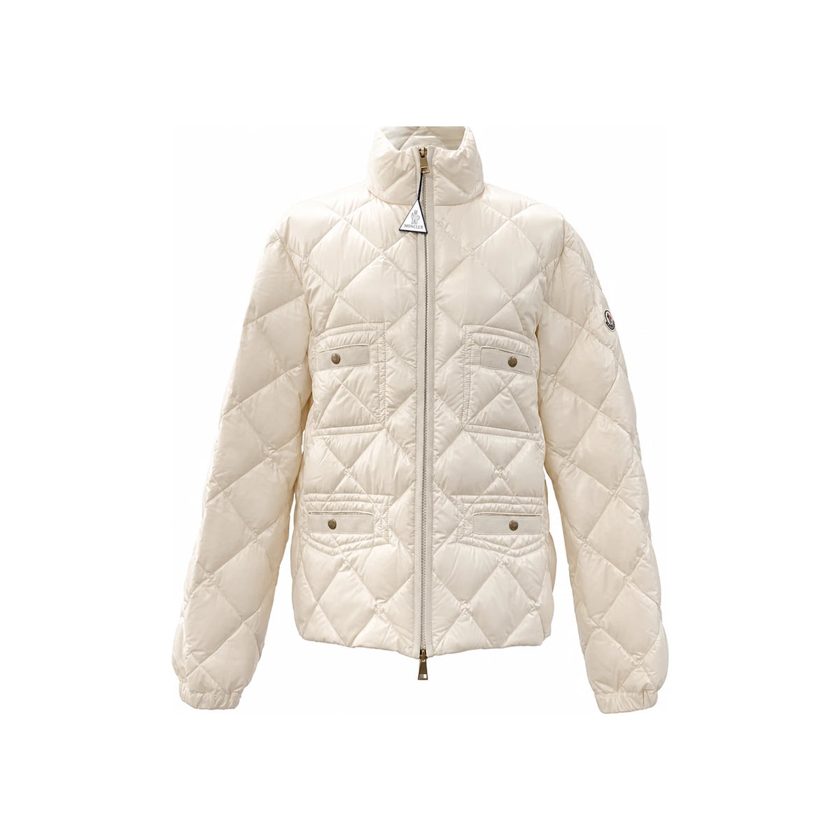 Moncler Lavaret Nylon Lacquer Down Puffer Jacket Women’s Black
