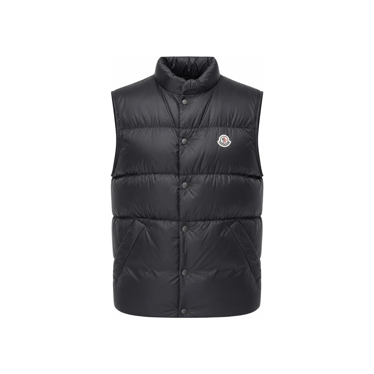 Moncler Black Down Puffer Vest for Men
