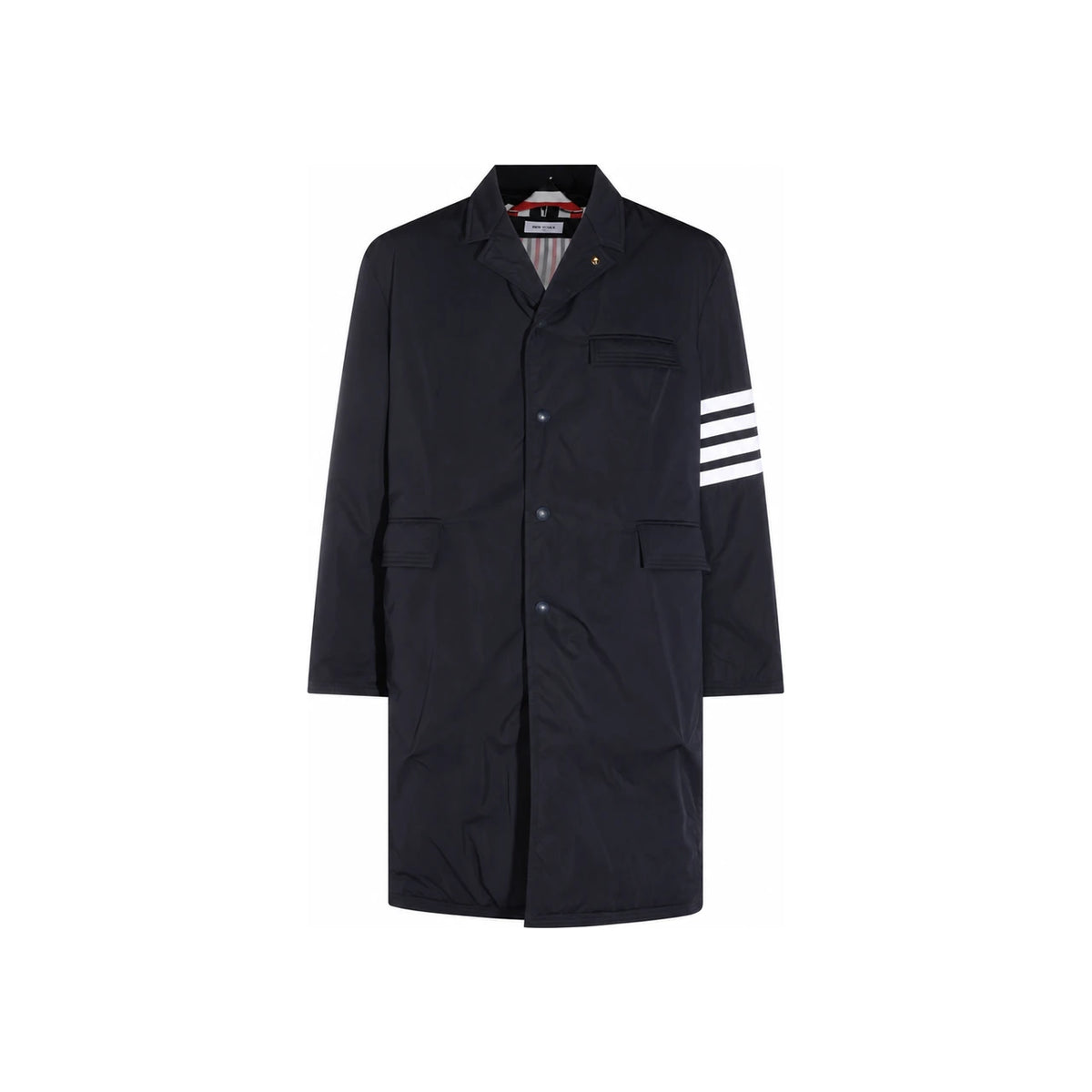 THOM BROWNE Navy Down Puffer Jacket for Women