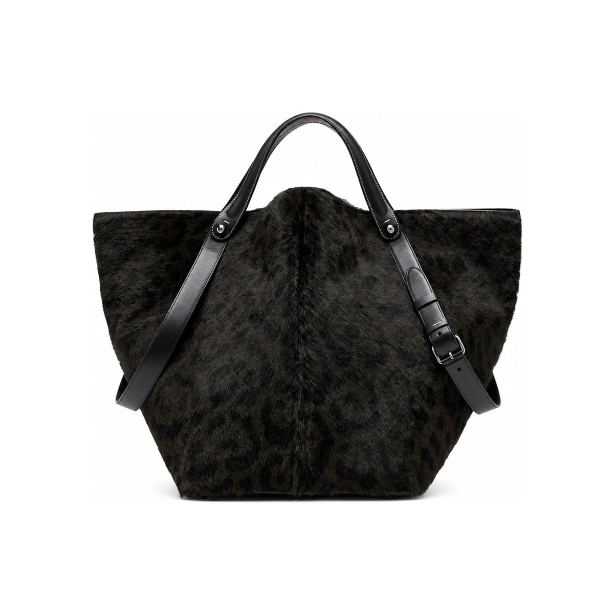 Maison Margiela Leather Tote Bag Brown