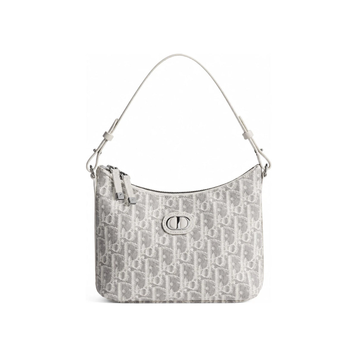 DIOR 30 Montaigne Diorling Chain Bag Mini Latte Gray Oblique Jacq S4309PTZQ M074