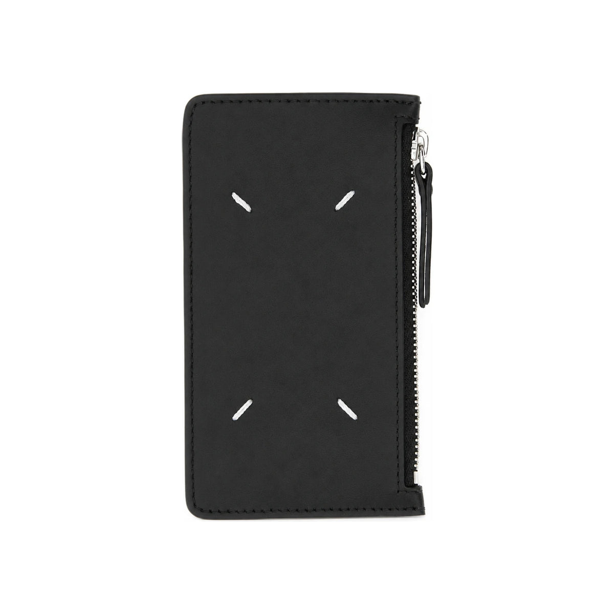 Maison Margiela Black Leather Long Wallet