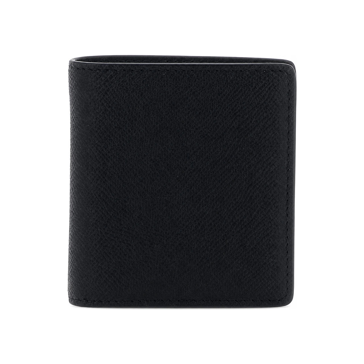 Maison Margiela Signature Stitch Leather Bifold Wallet with Coin Pocket
