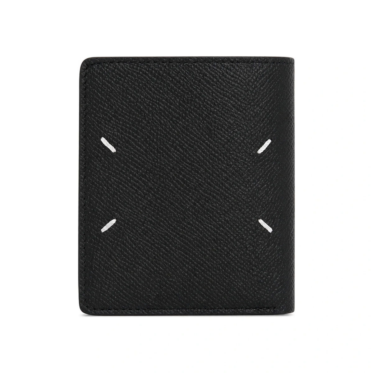 Maison Margiela Black Leather Bifold Wallet Unisex