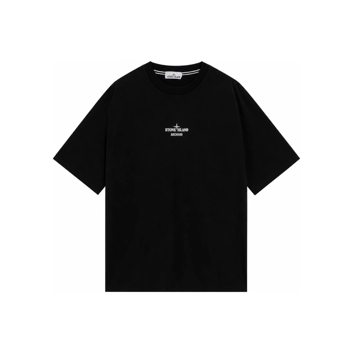 STONE ISLAND Short Sleeve Cotton T-Shirt White Men’s