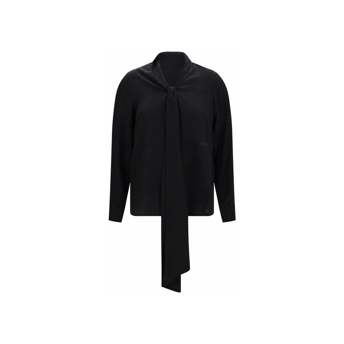 BURBERRY Long Sleeve Button-Up Shirt FW26 Black