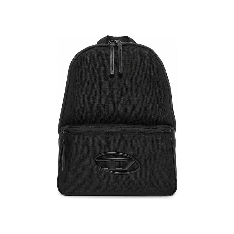 DIESEL D-Logo Medium Men's Backpack Black Nylon