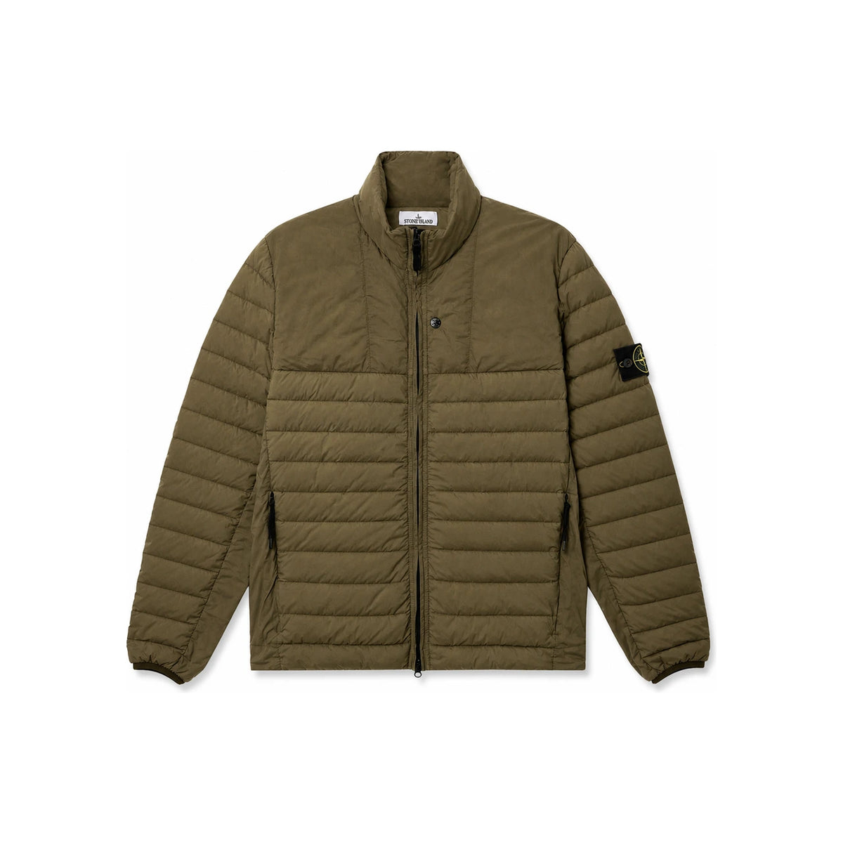 STONE ISLAND Black Down Puffer Jacket for Men