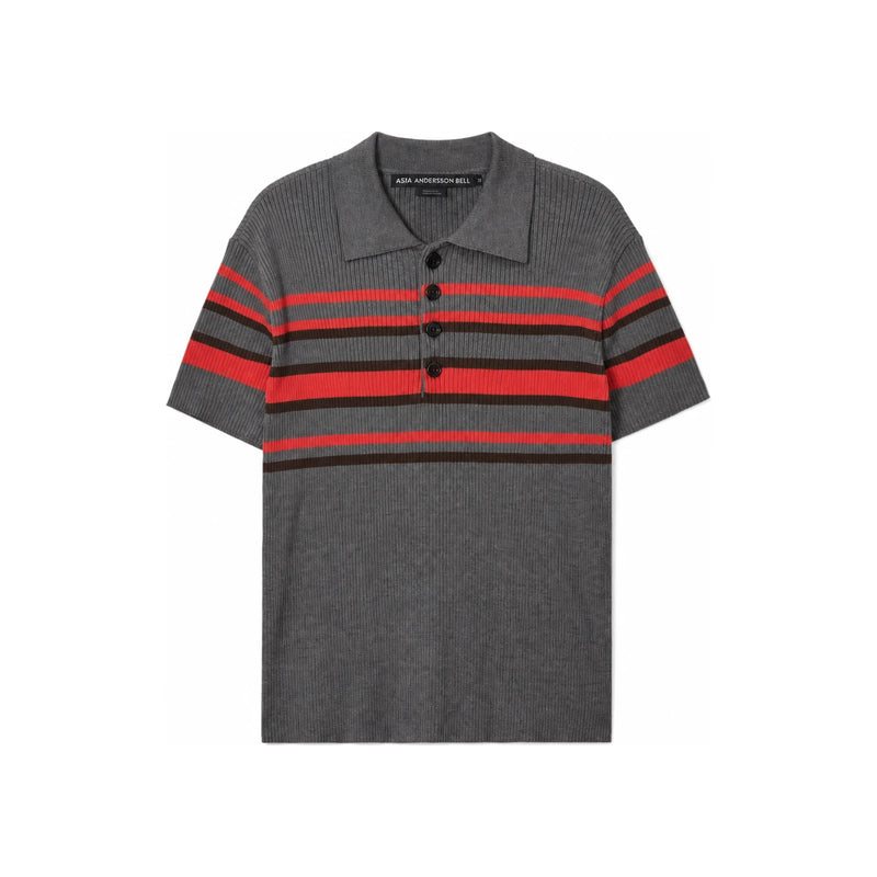 Andersson Bell Men’s Polo Shirt atb1532m GREY RED DOM