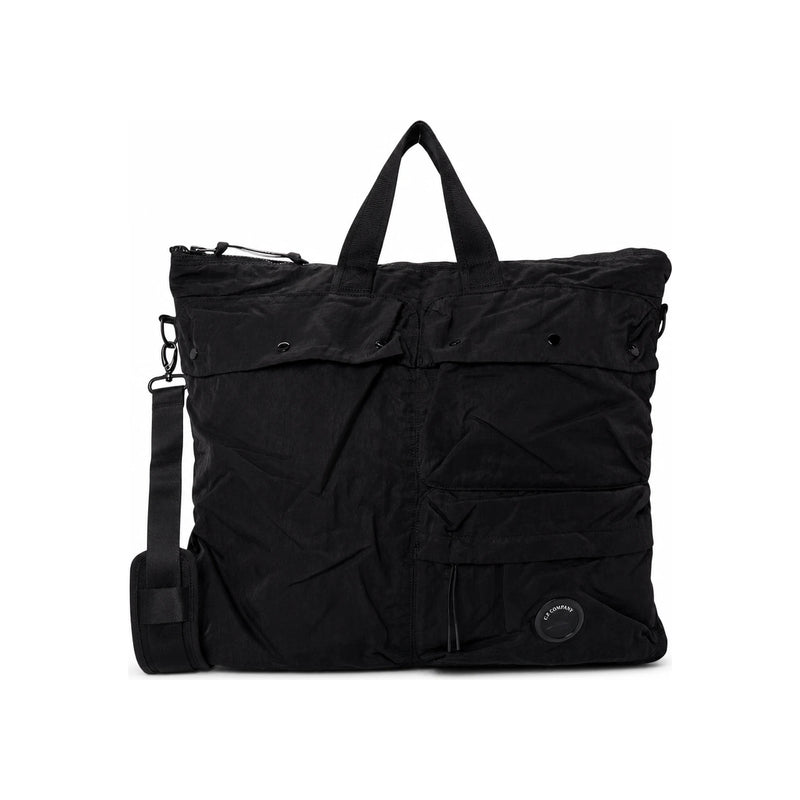CP Company Nylon B Lens Tote Crossbody Bag Black