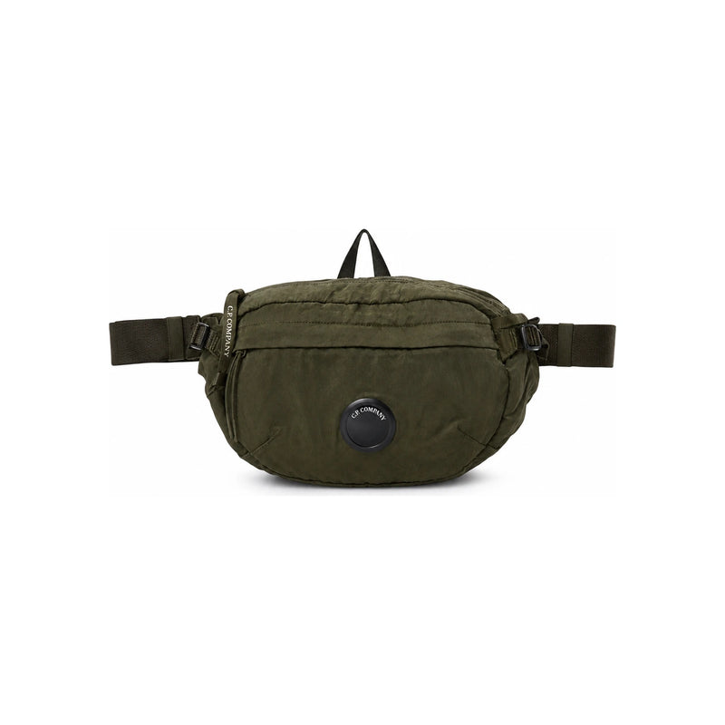 CP Company Unisex Nylon Hip Pack Crossbody Bag Green