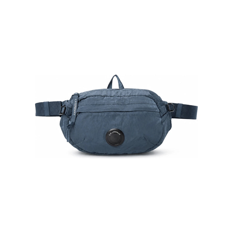 CP Company Unisex Nylon Waist Bag Crossbody Bag Navy