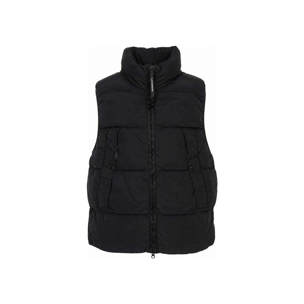 CP Company Black Down Puffer Vest Men’s Outerwear