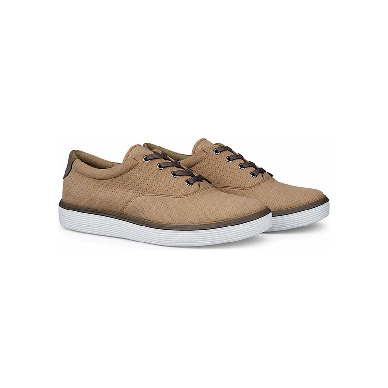 ecco Soft 60 Leather Low-Top Sneakers for Men Red