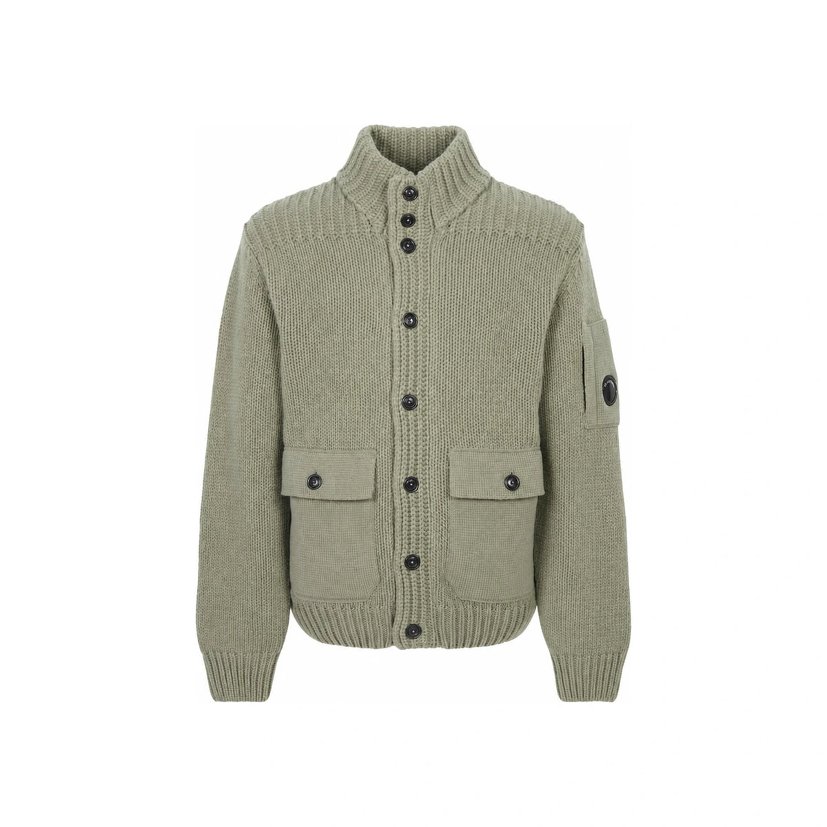 CP Company Men’s Knit Cardigan Green
