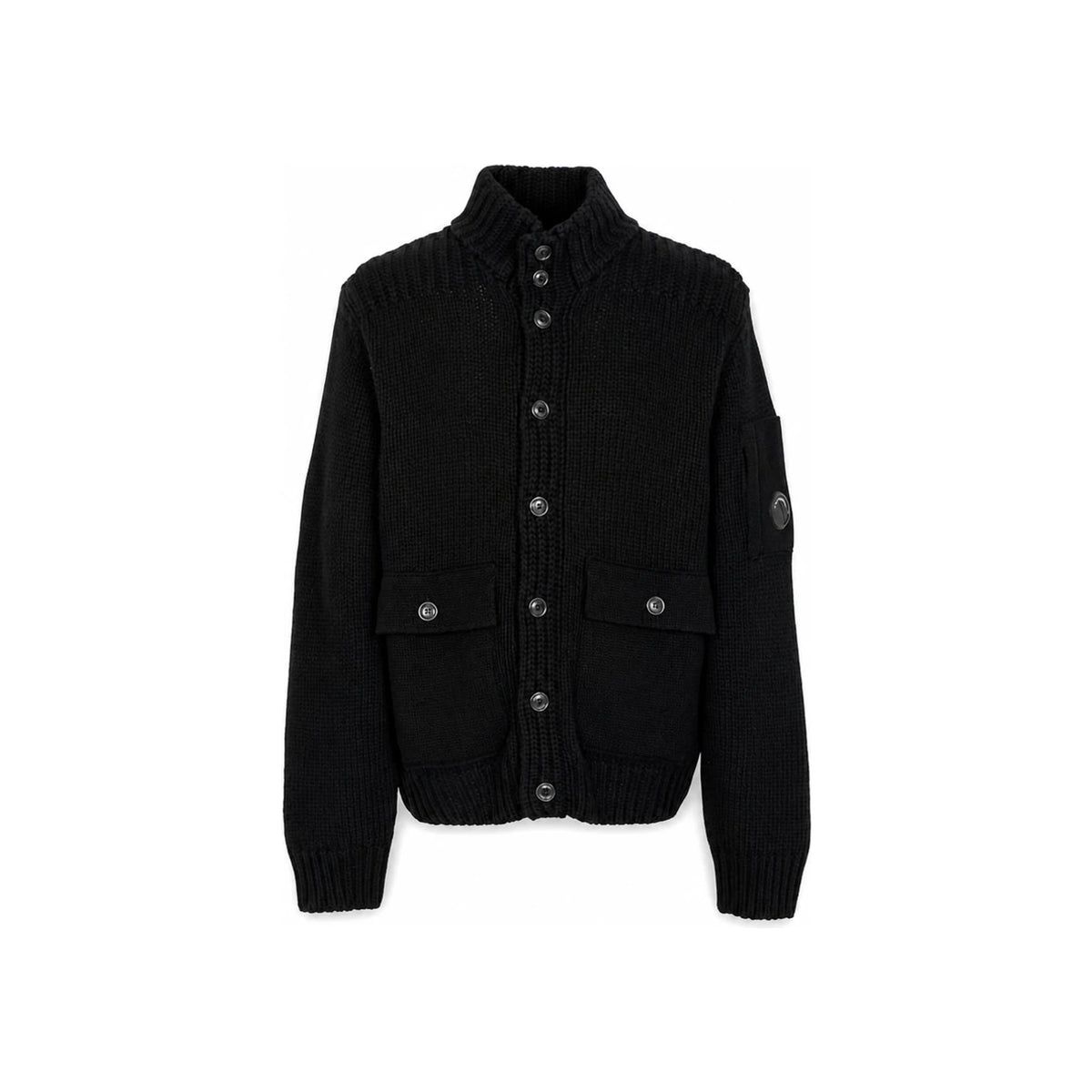 CP Company Men’s Knit Cardigan Black