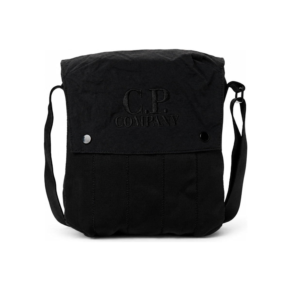 CP Company Black Nylon Crossbody Bag for Men