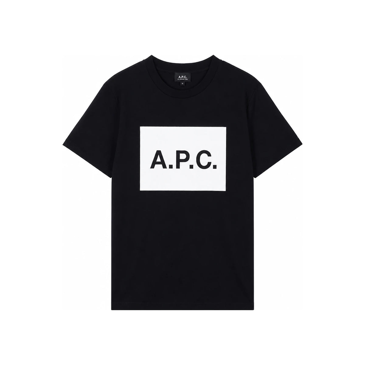 A.P.C. Vignette Logo T-Shirt Black Men’s Cotton