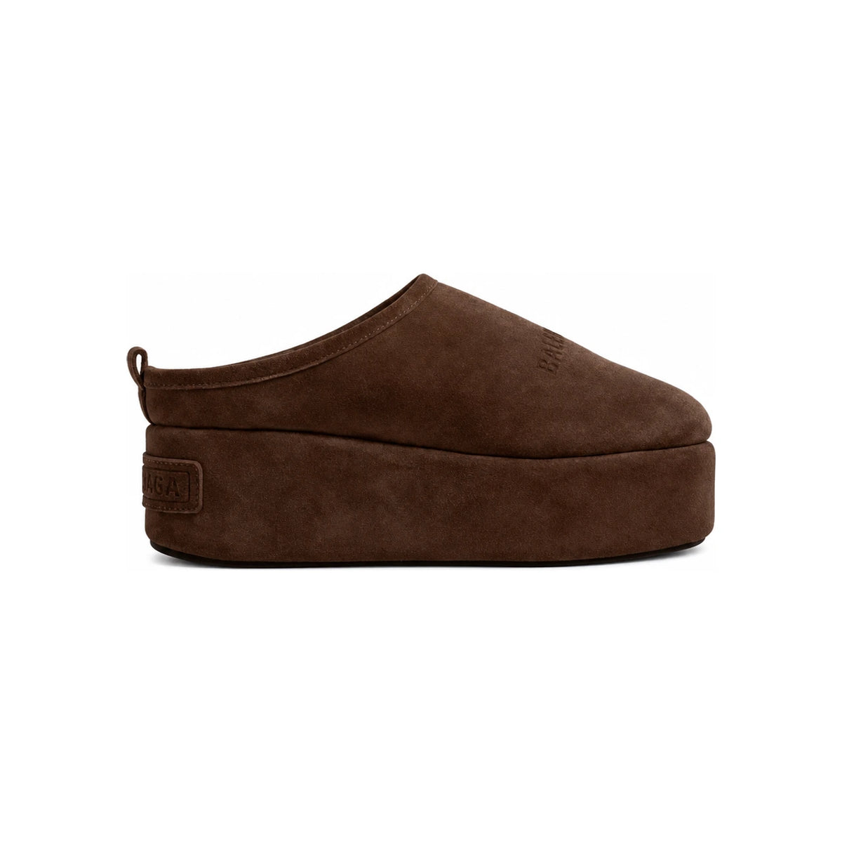 BALENCIAGA Alaska Soft Platform Mules Soft Espresso Brown