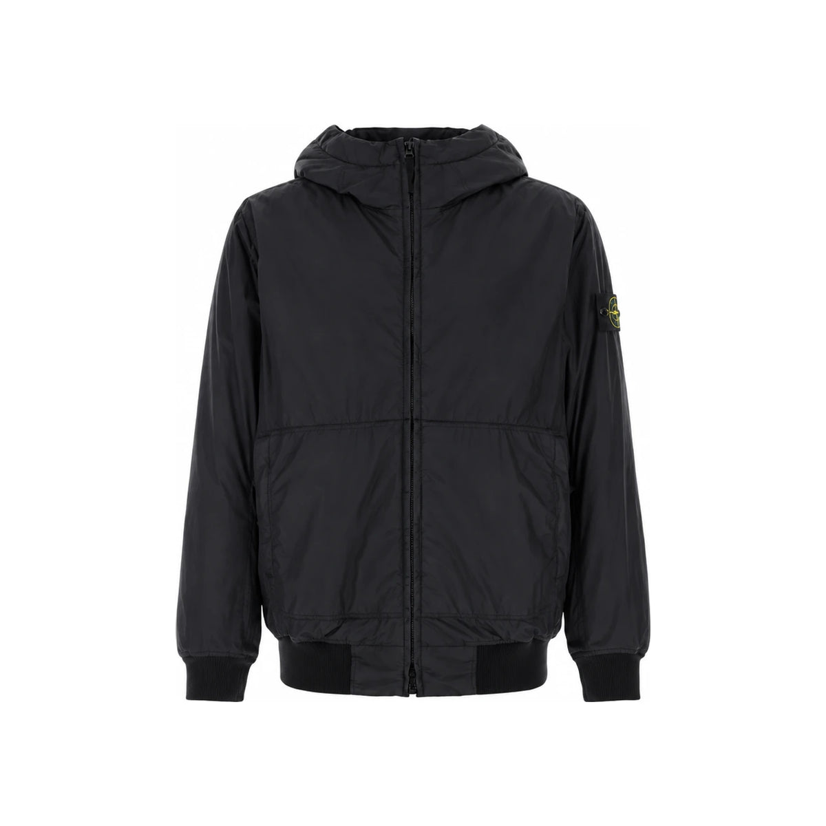 STONE ISLAND Black Casual Bomber Jacket for Men