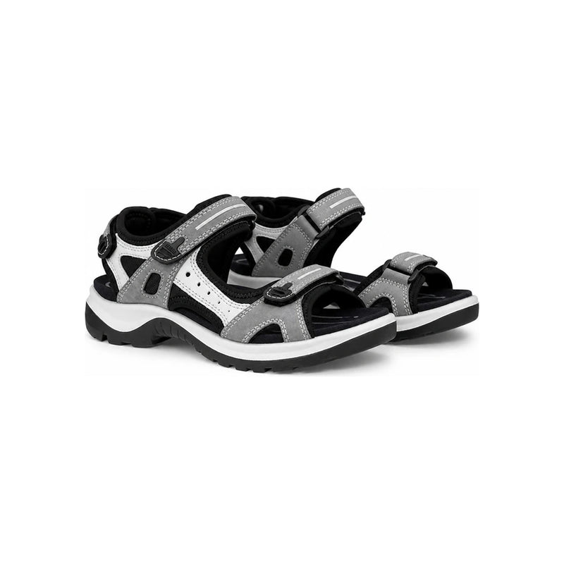 ecco Offroad Women’s Sandals Leather Gray Adjustable Straps