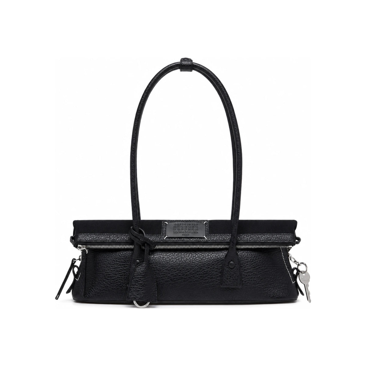 Maison Margiela Black Leather Shoulder Bag