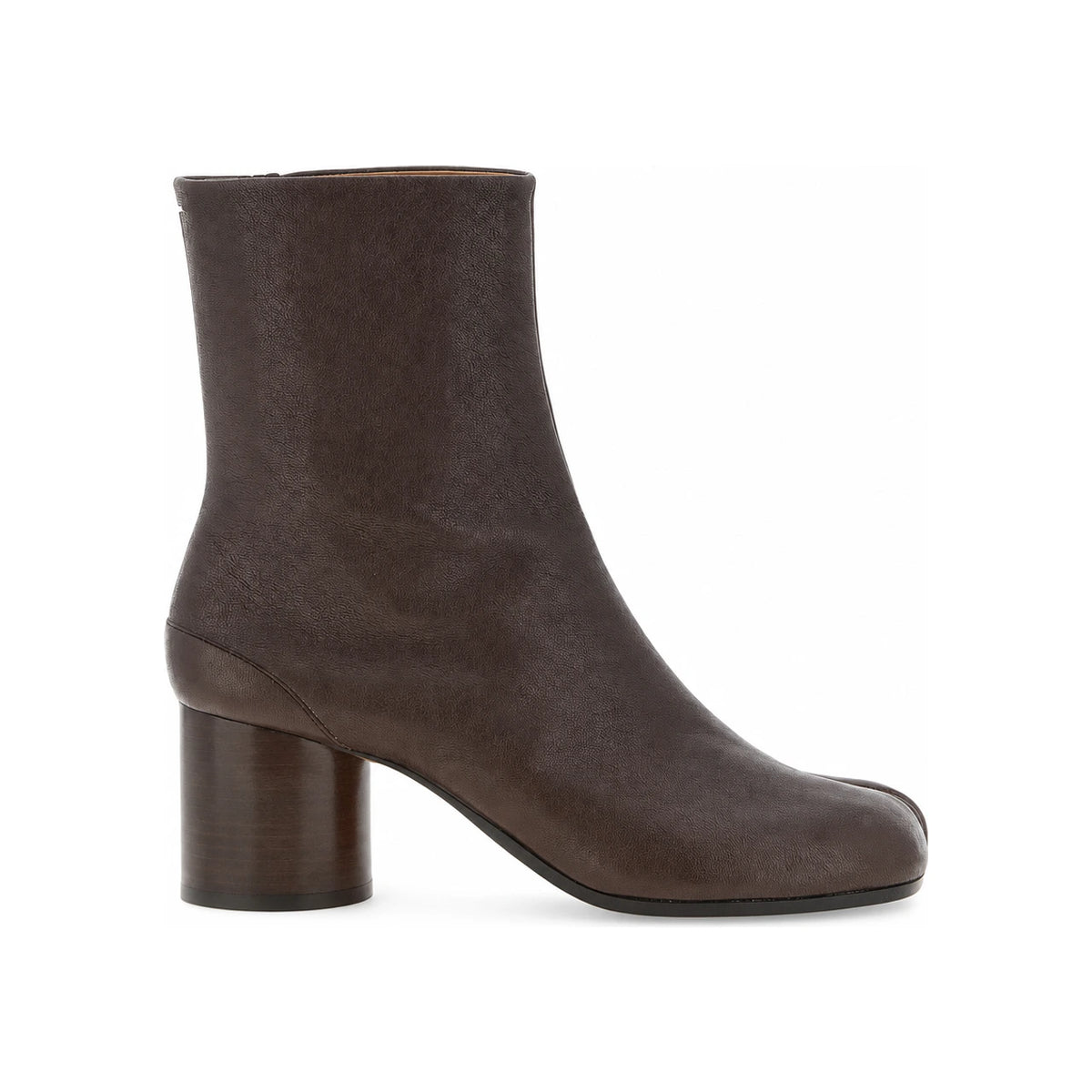 Maison Margiela Moka Leather Ankle Boots