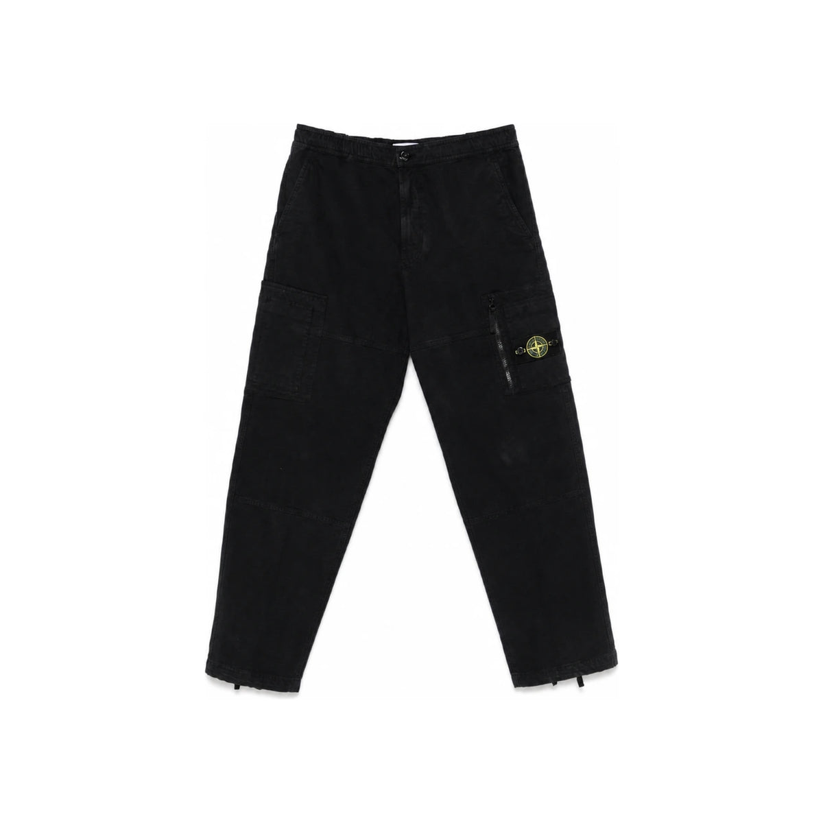 STONE ISLAND Compass Patch Cargo Pants Black Men’s Outdoor