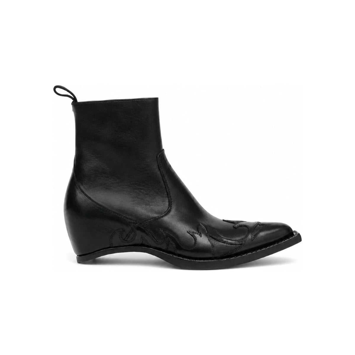 Maison Margiela Black Leather Ankle Boots
