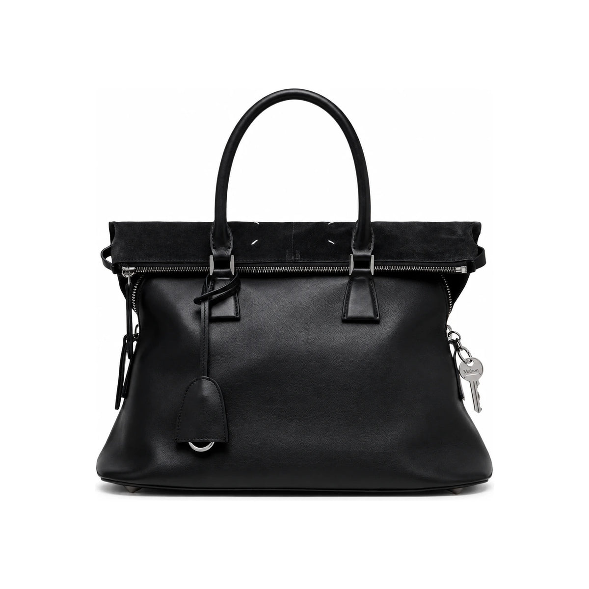 Maison Margiela Dark Grey Leather Shoulder Bag