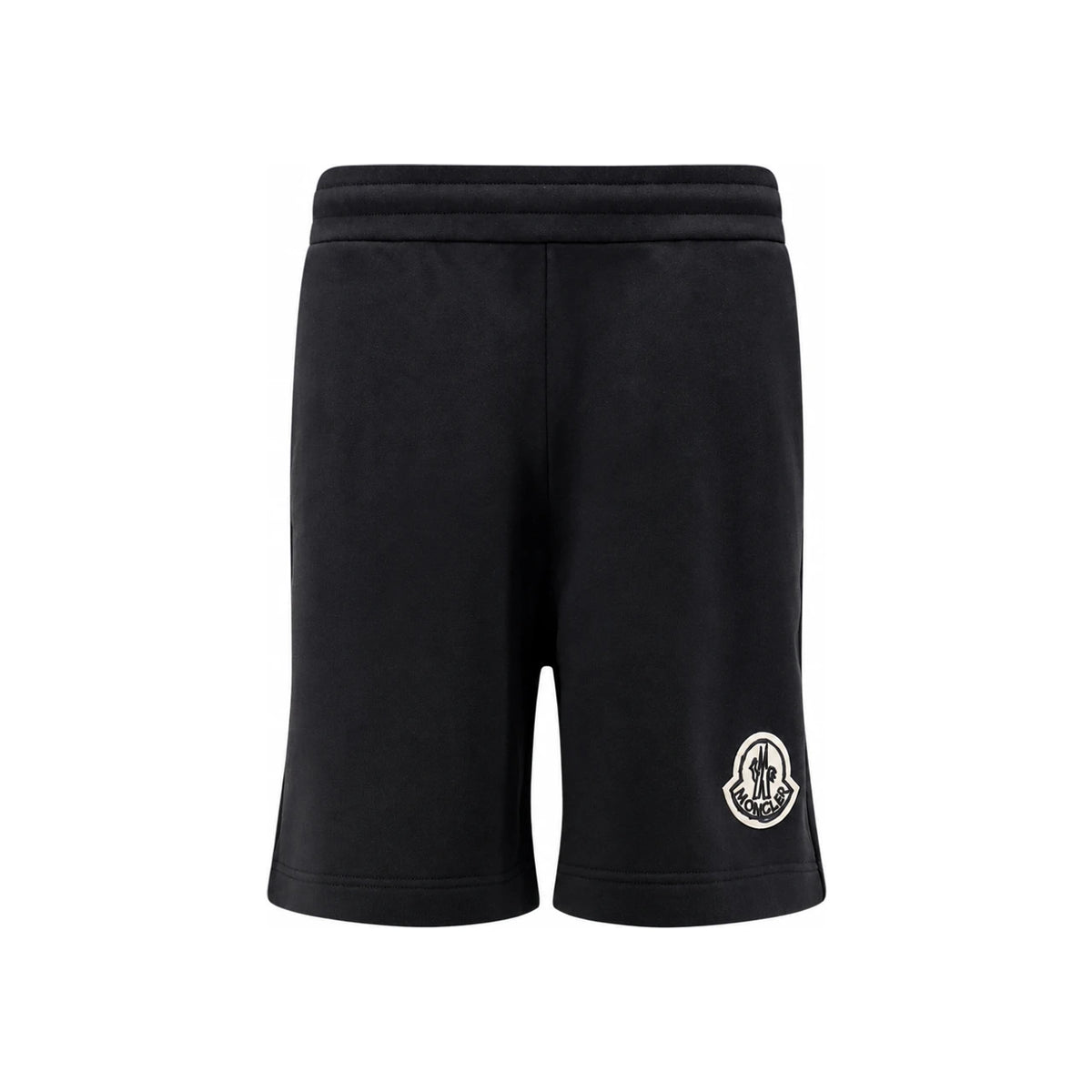 Moncler Black Nylon Drawstring Shorts